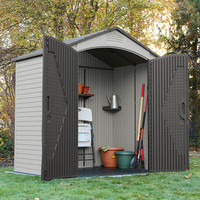 良品生活 lifetime 户外工具房别墅阳光房 移动屋活动房 214*143*228cm(含3个层板)