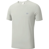 HLA海澜之家短袖T恤25新运动三体联名系列凉感短袖男夏HNTBW2J111A 浅灰ES 2XL 185/100A 165~180斤