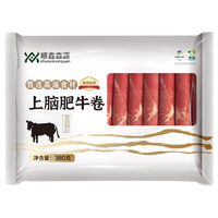 XINYUAN 顺鑫鑫源 原切上脑肥牛卷 380g (只限 吉林 黑龙江 辽宁)