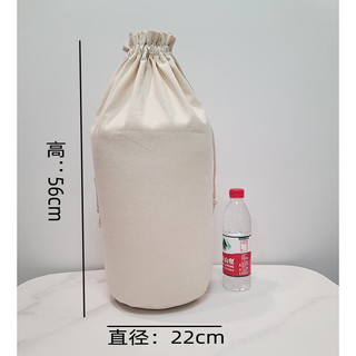 旺年福小米五谷杂粮青稞糌粑面粉袋束口袋帆布大米布袋10斤20斤50斤 20斤圆底 直径22*56cm 其他