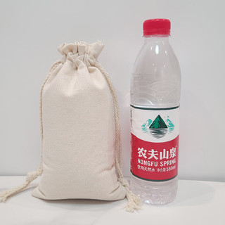 旺年福小米五谷杂粮青稞糌粑面粉袋束口袋帆布大米布袋10斤20斤50斤 1斤 14*22cm 其他