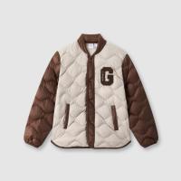 保暖服饰：Gap 盖璞 男女童撞色立领羽绒服外套 641840