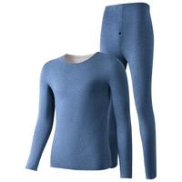 猫人男士保暖内衣无痕发热含羊绒蚕丝打底秋衣裤秋裤套装秋冬季