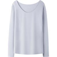  德绒无痕保暖内衣女士加厚加绒低领打底衫单件上衣秋衣冬季