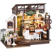rolife若来咖啡店diy小屋手工小房子木质拼装模型积木生日礼物女