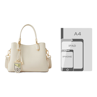 红蜻蜓 RED DRAGONFLY包包女包牛皮斜挎手提包女友礼盒