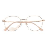  ZEISS/蔡司 防蓝光 近视镜片 眼镜框架  1.60蔡司旗下视特耐高清膜 目戏5002（玫瑰金色）