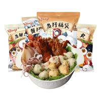 锦和甲 火锅丸料组合装 1.008kg（墨鱼丸250g+鱼籽福袋258g+蟹籽鲜桃250g+鱼卵龙虾球250g）