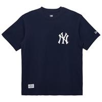 New Era纽亦华早春MLB腰果花运动短袖T恤透气男女NY印花