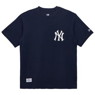 New Era纽亦华早春MLB腰果花运动短袖T恤透气男女NY印花