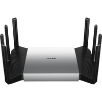 TP-LINK 普联 飞流系列 TL-XDR6080 易展Turbo版 双频6000M 家用千兆Mesh无线路由器 Wi-Fi 6 单个装 黑色
