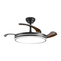 雷士 NVC   Lighting黑色全光谱护眼风扇灯吊扇灯 1级能效 北欧餐厅客厅卧室遥控风扇 力荐！36瓦护眼全光谱丨一级能效