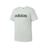 阿迪达斯 adidas圆领运动短袖男子百搭舒适透气耐磨运动T恤