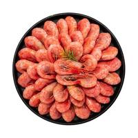 鲜生说（XIANSHENGSHUO）北极甜虾1.5kg/盒 腹籽90-120只/kg 熟冻甜虾 解冻即食