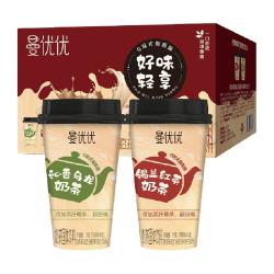 香飘飘 曼优优好味连连礼盒锡兰红茶+沁香乌龙茶双拼口味6杯礼盒