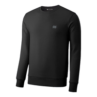 HLA海澜之家【品牌】加绒卫衣男SPORTSDAY印花城市轻户外 黑色（净色）(5T) 3XL 190/104A(XXXL)181~196斤