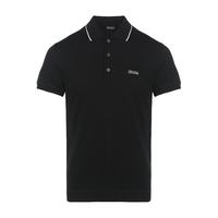 Zegna/杰尼亚男士商务休闲logo徽标微弹短袖polo衫T恤