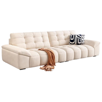 移动端、京东百亿补贴：费杰罗 雪尼尔沙发客厅2025奶油风小户型棉麻布艺沙发2512#2m 雪尼尔麻布