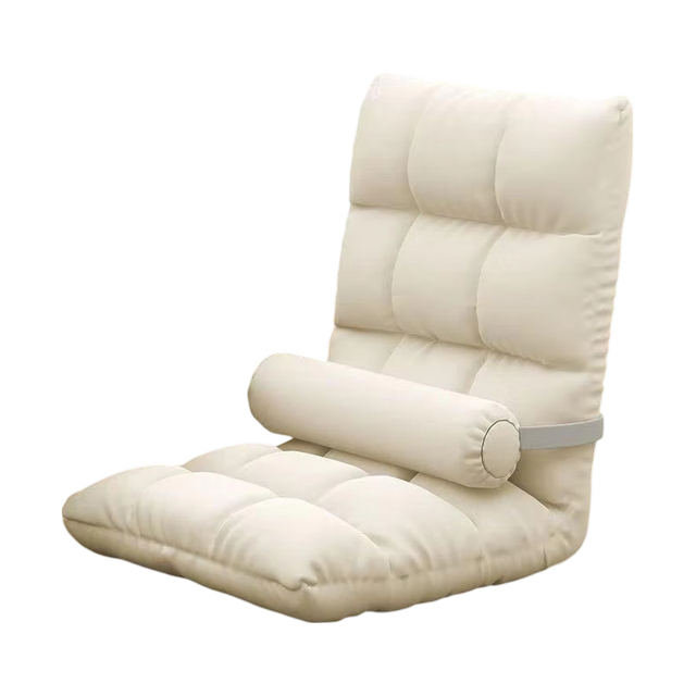 移动端、京东百亿补贴：初融 懒人沙发可折叠床上小靠椅床上椅卧室靠背折叠飘窗沙发XKY172