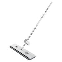 太太乐 拖把免手洗平板家用一拖净懒人尘推墩布吸水家用地拖 42cm白色平板-除螨-2块拖布