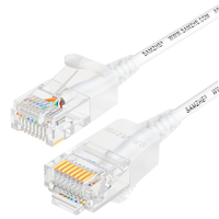 SAMZHE 山泽 SZB-3020 超六类CAT6A 万兆网线 2m 白色
