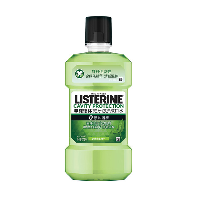 LISTERINE 李施德林 绿茶含氟漱口水 500ml