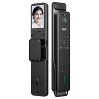 YING DIAN 英典 P8 3D人脸识别全自动智能锁指纹锁密码锁wifi可视猫眼家用防盗门 临时秘钥+关门自动反锁