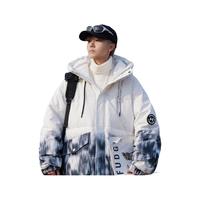 雪中飞2024新款保暖连帽男士羽绒服潮流休闲时尚百搭保暖防寒舒适