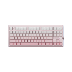 VGN V87 V2 疾风轴 蜜桃粉渐变 RGB背光 机械键盘