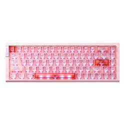 艾泰克 磁轴 机械键盘  冰刃轴 粉色 RGB