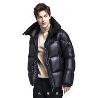 HIGHROCK 天石 冬季羽绒服男士800蓬户外轻奢白鹅绒女士东北严寒加厚鹅铠甲 黑色（礼盒装） L(175/96A)