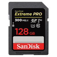 闪迪 Extreme PRO 至尊超极速系列 SD存储卡 128GB（UHS-I、V30、U3）