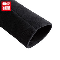 超级安踏焱壳丨抓绒运动卫衣男POLARTEC户外立领内搭外穿套头衫152546708U 基础黑-5 2XL /男185