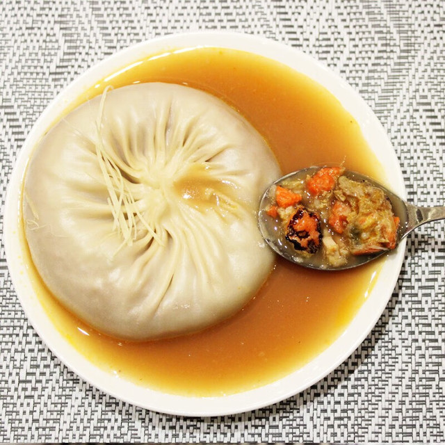 今日必买：风马牛 靖江特产正宗蟹黄汤包大包子 120g*4盒