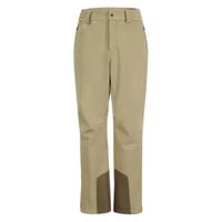 拓路者（Pioneer Camp）防风防水冲锋裤子秋冬款男户外登山软壳裤直筒长裤保暖大拉链冬季 卡其色 M