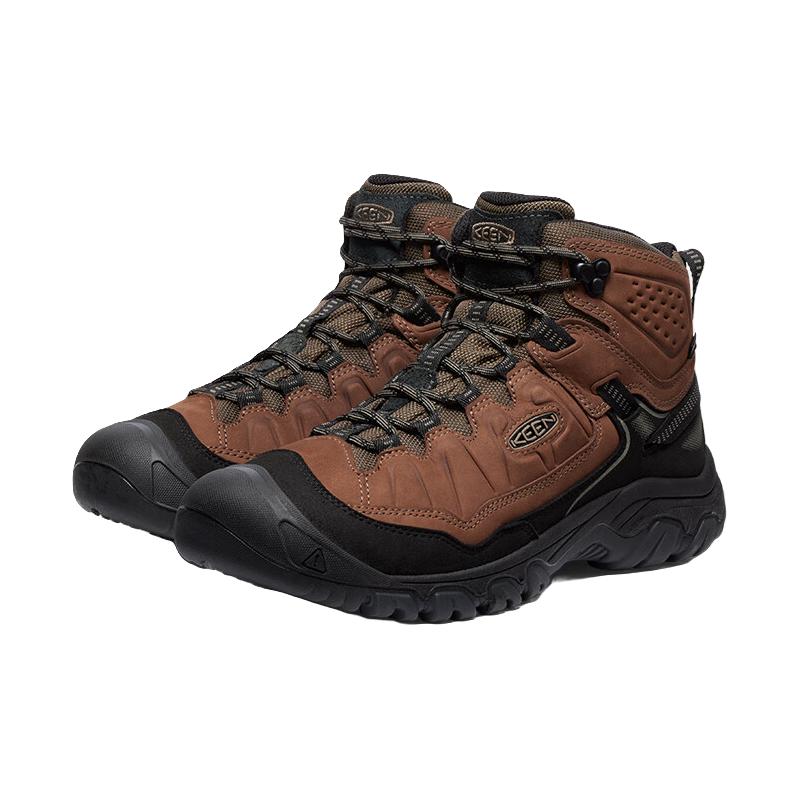  KEEN 舒适 男士登山鞋  野牛棕/黑色-1028988 44