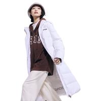 FILA 斐乐 女子长款羽绒服冬保暖外套防风运动加厚上衣女