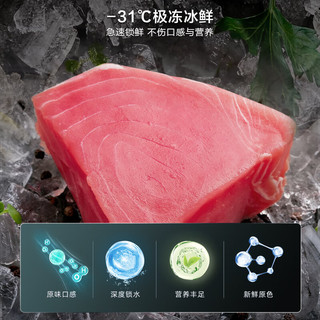海信 BCD-510WTDGVBPIS1 真空离子除菌净味 510L 天河蓝 冰箱