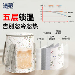 MANMOON 家用泡脚桶折叠加厚过小腿养生洗脚盆便携式保温泡脚袋女士旅行