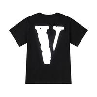 VLONE【美版】夜光大V短袖男潮牌2024夏季t恤男纯棉上衣打底衫男 V001-夜光白 XL（尺码偏大210斤以内）