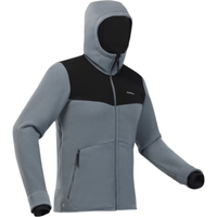 迪卡侬(DECATHLON)户外冬季运动保暖厚款摇粒绒男加绒开衫夹克滑雪内胆