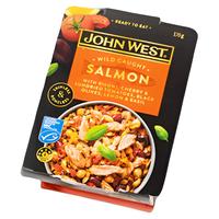 西部约翰 JohnWest西部约翰三文鱼轻食餐 含鱼油欧米伽 常温即食饭