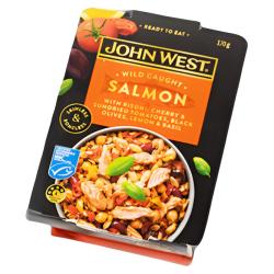 西部约翰 JohnWest西部约翰三文鱼轻食餐 含鱼油欧米伽 常温即食饭