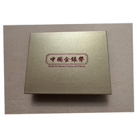 四地藏品 2000年-2026年熊猫银币 熊猫币纪念币 实木3枚币空盒(不含币)