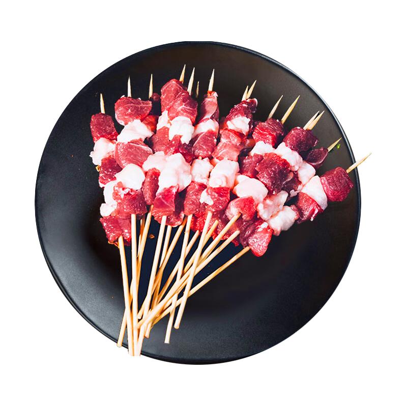 XINYUAN 顺鑫鑫源 国产内蒙古草原精选羊肉串 180g/袋（约10串） 冷冻BBQ烧烤食材