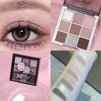 3CE眼影4色九宫格overtake smoother12色水泥盘橘棕芋泥烟粉黄油 沙丘灰粉酷笑脸版【A S