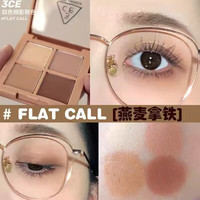 3CE眼影4色九宫格overtake smoother12色水泥盘橘棕芋泥烟粉黄油 燕麦拿铁【FLAT CALL】