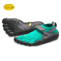 Vibram五指鞋 经典复刻室内外综合训练运动赤足跑步小白鞋KSO 蓝绿色女款（选大一个码） 36