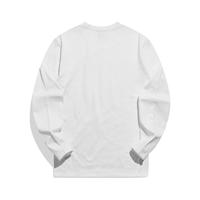 特步（XTEP）打底长袖男加绒保暖春秋户外运动T恤轻薄打底抓绒衣 白色 XXXL