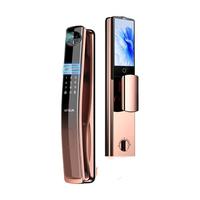 因硕全自动智能锁 3D人脸 指静脉智能门锁 密码锁可视猫眼支持APP智控 C09V PRO MAX人脸识别+指静脉